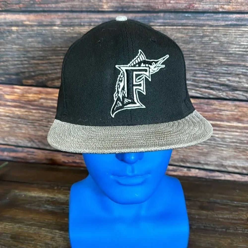 New Era Florida 59Fifty Marlins Fitted Cap sz7-1/4